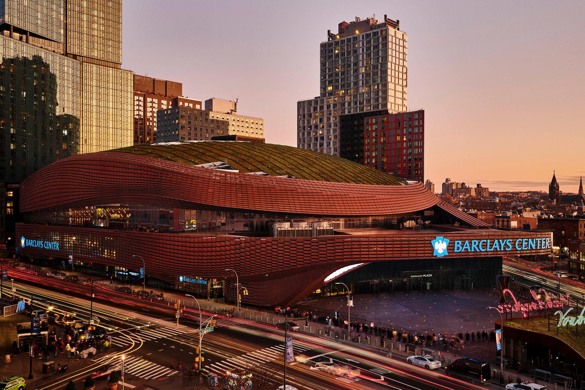 Exterior of Barclays Center