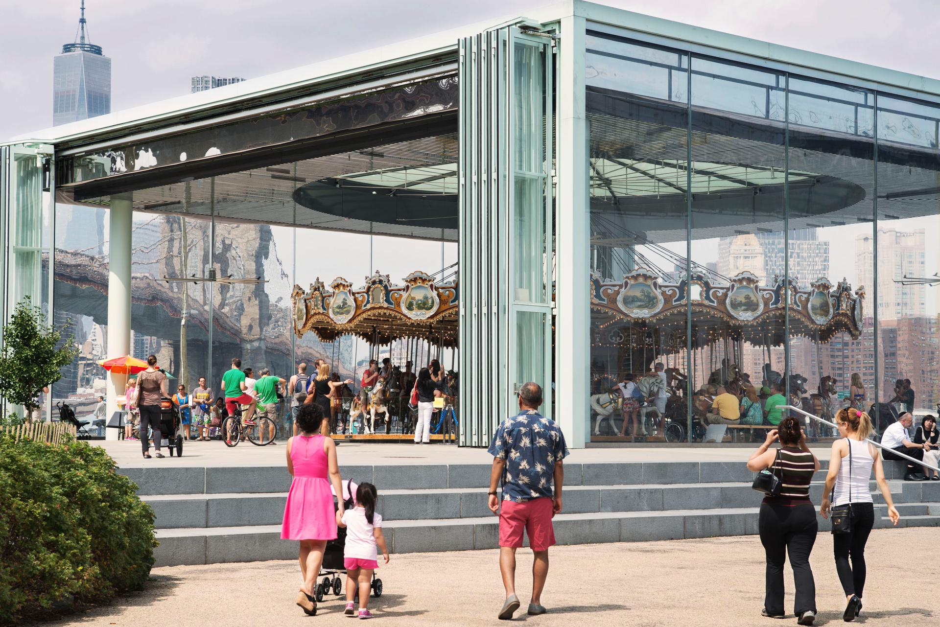 Jane's Carousel in Dumbo, Brooklyn